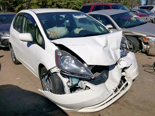 JHMGE8H38DC077134 - 2013 HONDA FIT WHITE photo 1