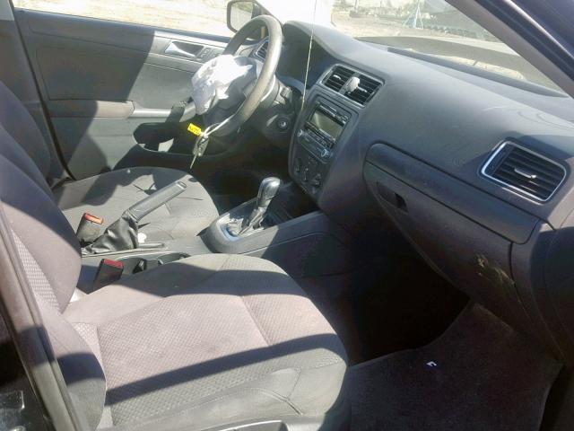 3VW2K7AJ3BM080992 - 2011 VOLKSWAGEN JETTA BASE BLACK photo 5