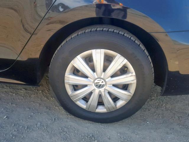 3VW2K7AJ3BM080992 - 2011 VOLKSWAGEN JETTA BASE BLACK photo 9