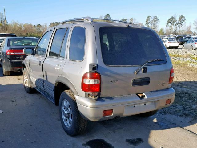 KNDJA723115695224 - 2001 KIA SPORTAGE SILVER photo 3