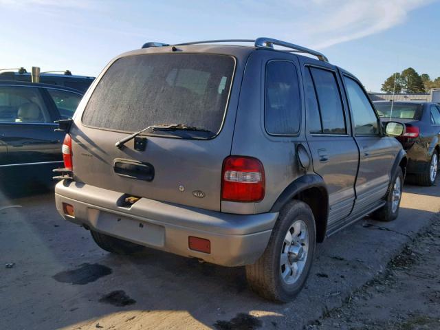 KNDJA723115695224 - 2001 KIA SPORTAGE SILVER photo 4