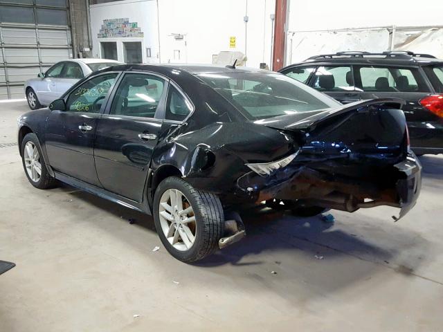 2G1WC5E39C1249559 - 2012 CHEVROLET IMPALA LTZ BLACK photo 3