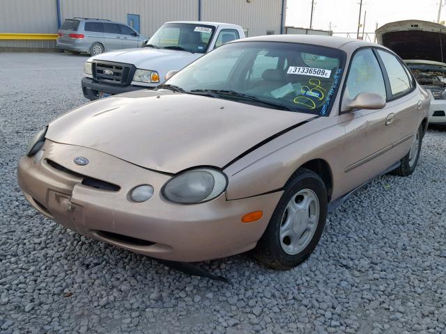 1FALP52U4TA156195 - 1996 FORD TAURUS GL TAN photo 2