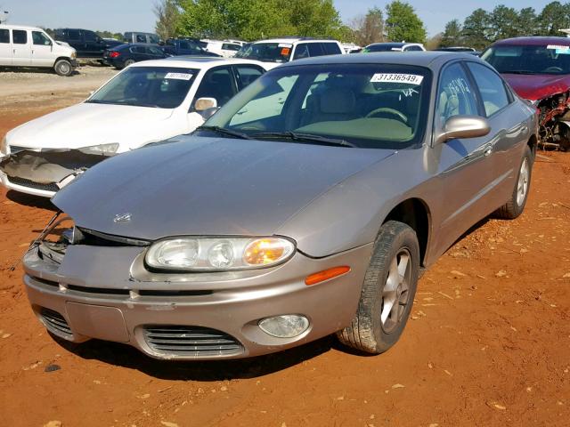 1G3GR64H314111885 - 2001 OLDSMOBILE AURORA BEIGE photo 2