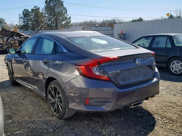 2HGFC2F82KH516208 - 2019 HONDA CIVIC SPOR GRAY photo 3