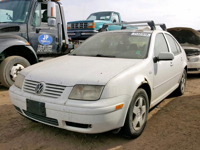 3VWSP69M92M117926 - 2002 VOLKSWAGEN JETTA GLS WHITE photo 2