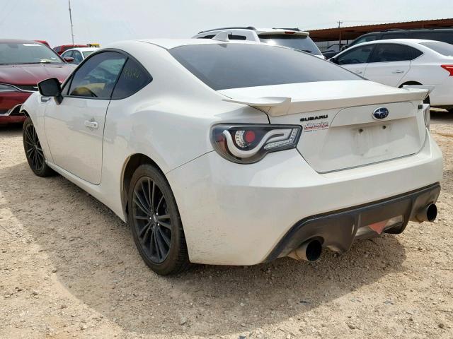 JF1ZCAC14F8601730 - 2015 SUBARU BRZ 2.0 LI WHITE photo 3