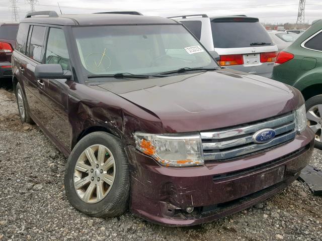 2FMGK5BC0BBD29145 - 2011 FORD FLEX SE MAROON photo 1