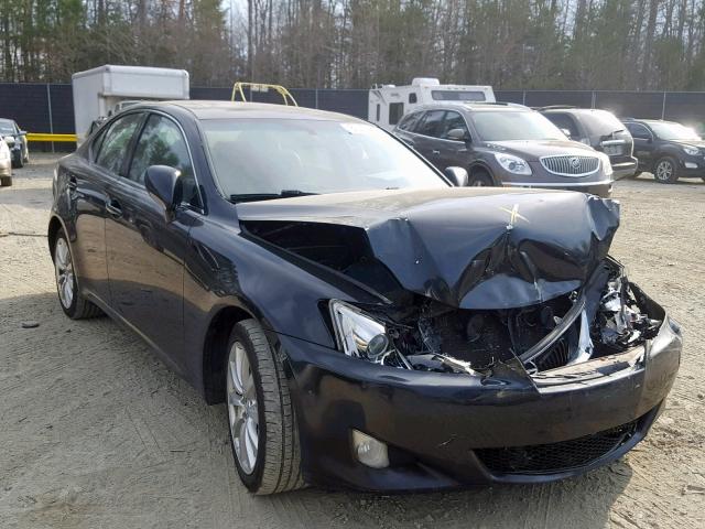 JTHCK262285019724 - 2008 LEXUS IS 250 BLACK photo 1