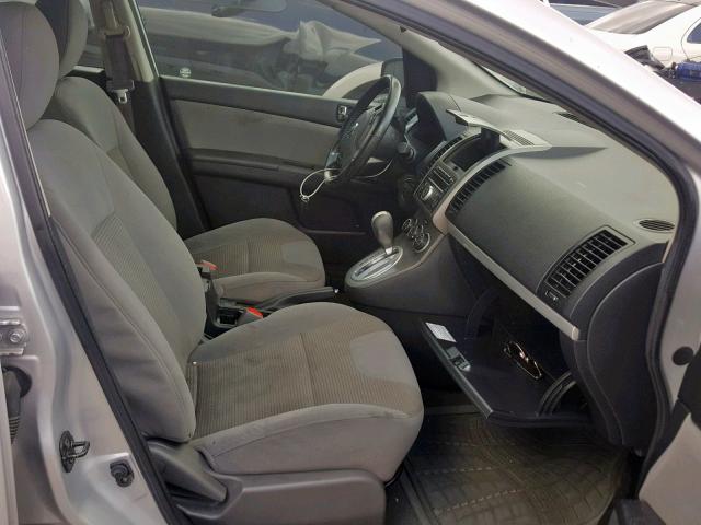 3N1AB6AP2AL667432 - 2010 NISSAN SENTRA 2.0 SILVER photo 5