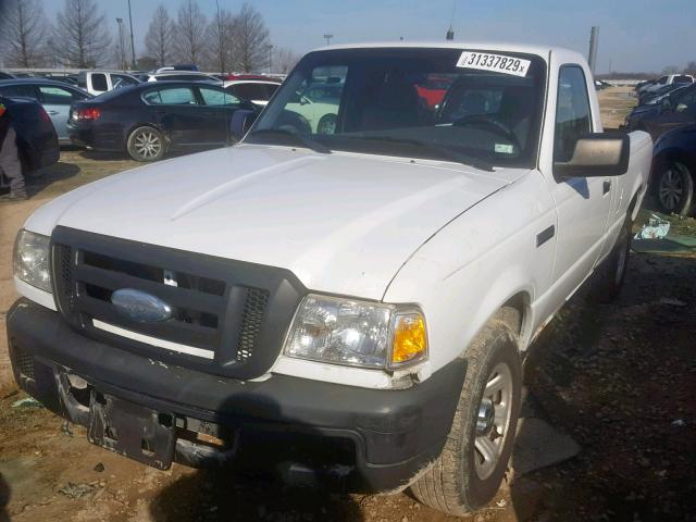 1FTYR10D37PA50331 - 2007 FORD RANGER WHITE photo 2