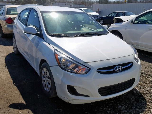 KMHCT4AE3HU241573 - 2017 HYUNDAI ACCENT SE WHITE photo 1