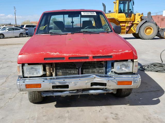 1N6HD16SXJC380015 - 1988 NISSAN D21 KING C RED photo 9