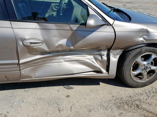 1G2HX52K74U182017 - 2004 PONTIAC BONNEVILLE TAN photo 9