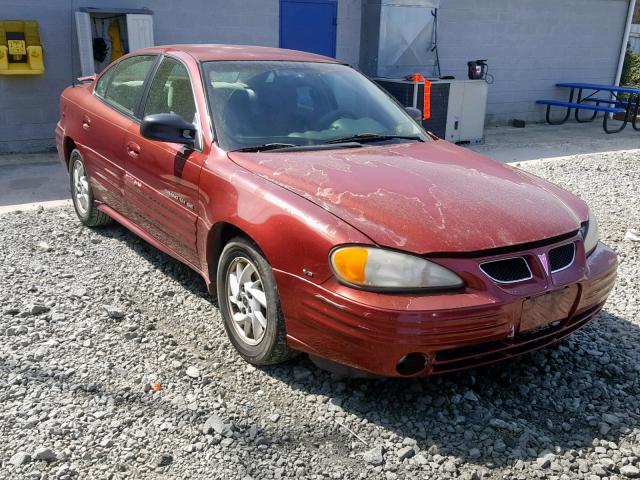 1G2NF52E61M609408 - 2001 PONTIAC GRAND AM S MAROON photo 1