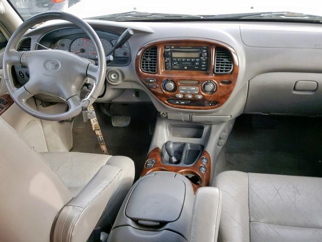 5TDBT48A92S072142 - 2002 TOYOTA SEQUOIA LI SILVER photo 9