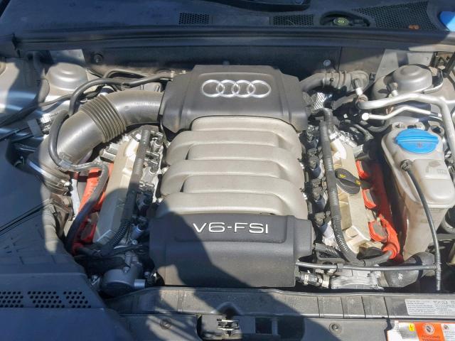 WAUDK78T19A025691 - 2009 AUDI A5 QUATTRO SILVER photo 7