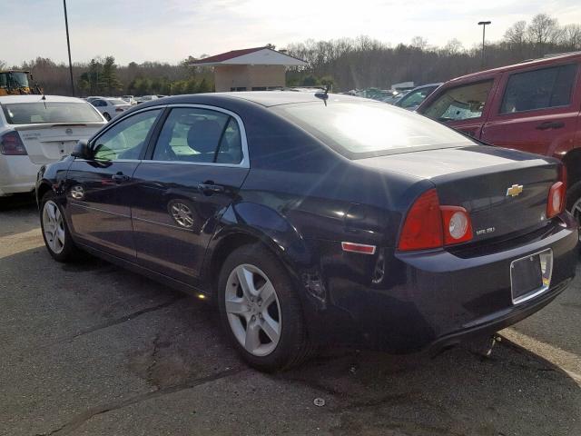 1G1ZB5EB2AF313454 - 2010 CHEVROLET MALIBU LS BLUE photo 3