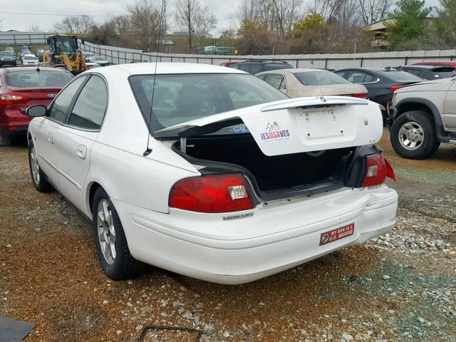 1MEFM55S31G603523 - 2001 MERCURY SABLE LS P WHITE photo 3