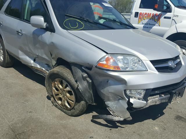 2HNYD188X3H519395 - 2003 ACURA MDX TOURIN SILVER photo 9