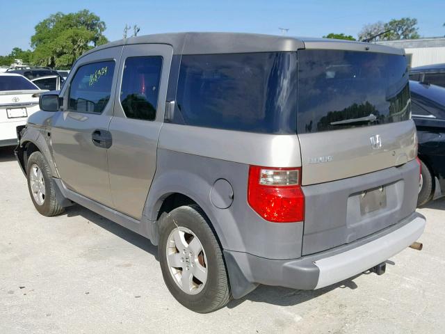 5J6YH18574L012646 - 2004 HONDA ELEMENT EX SILVER photo 3