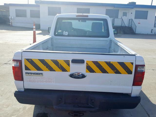 1FTKR1AD1APA18862 - 2010 FORD RANGER WHITE photo 6