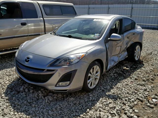 JM1BL1W59B1452549 - 2011 MAZDA 3 S SILVER photo 2