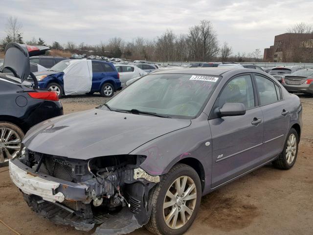 JM1BK324671651884 - 2007 MAZDA 3 S GRAY photo 2