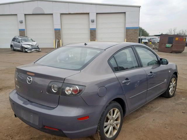 JM1BK324671651884 - 2007 MAZDA 3 S GRAY photo 4