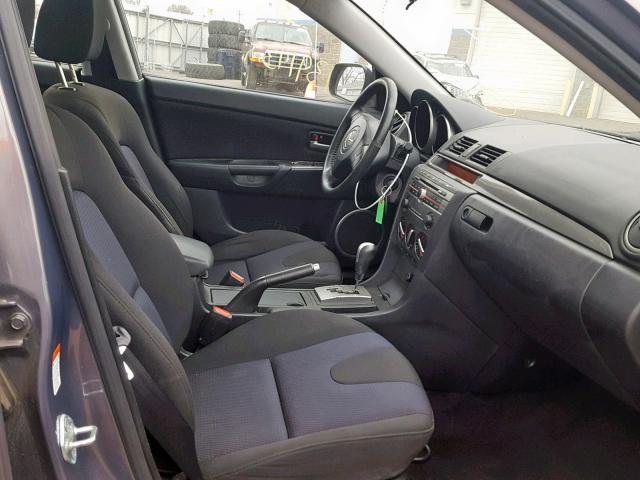 JM1BK324671651884 - 2007 MAZDA 3 S GRAY photo 5