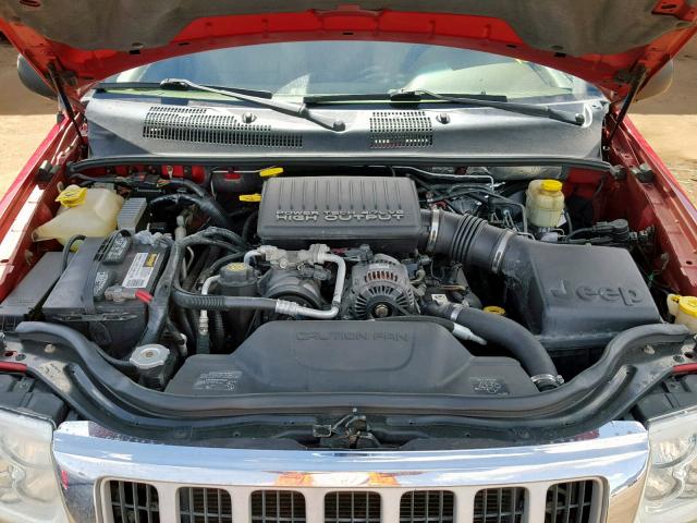 1J8GX58J64C244818 - 2004 JEEP GRAND CHER RED photo 7