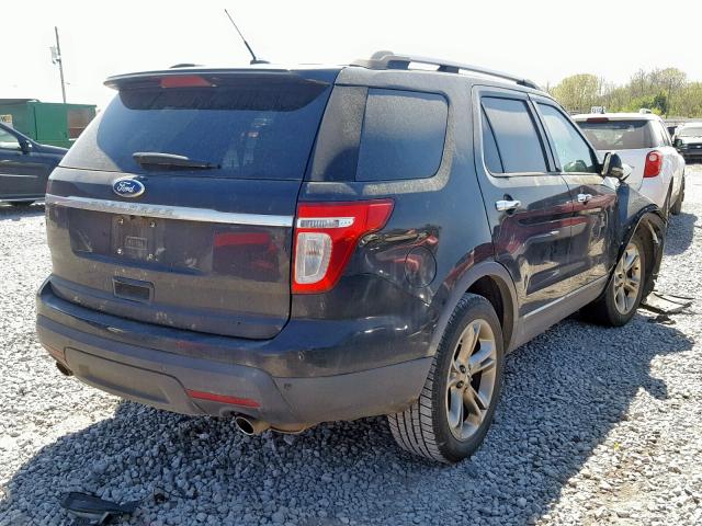 1FMHK7F88BGA41405 - 2011 FORD EXPLORER L BLACK photo 4