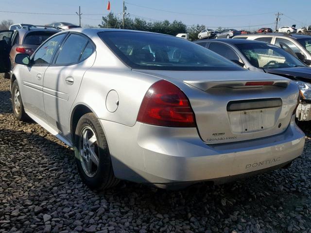 2G2WS522141135910 - 2004 PONTIAC GRAND PRIX SILVER photo 3