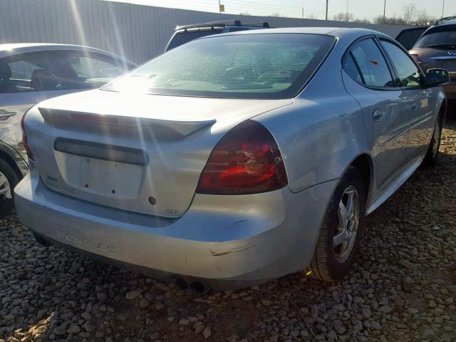 2G2WS522141135910 - 2004 PONTIAC GRAND PRIX SILVER photo 4