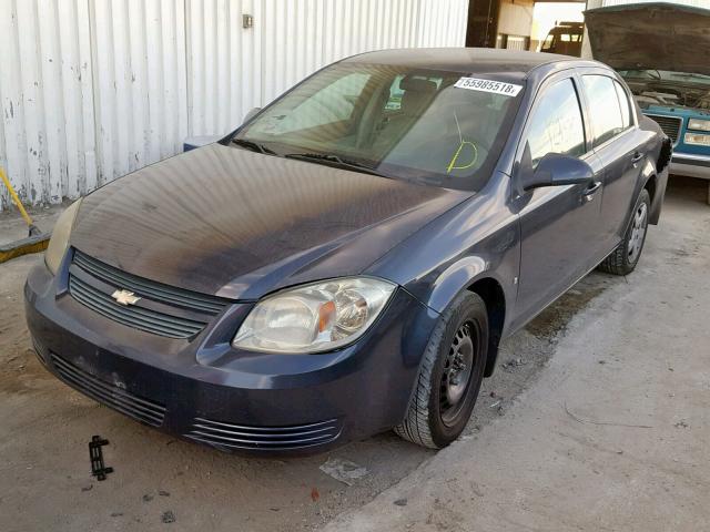 1G1AL58F087176334 - 2008 CHEVROLET COBALT LT BLUE photo 2