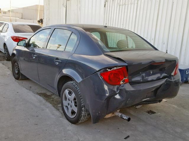 1G1AL58F087176334 - 2008 CHEVROLET COBALT LT BLUE photo 3