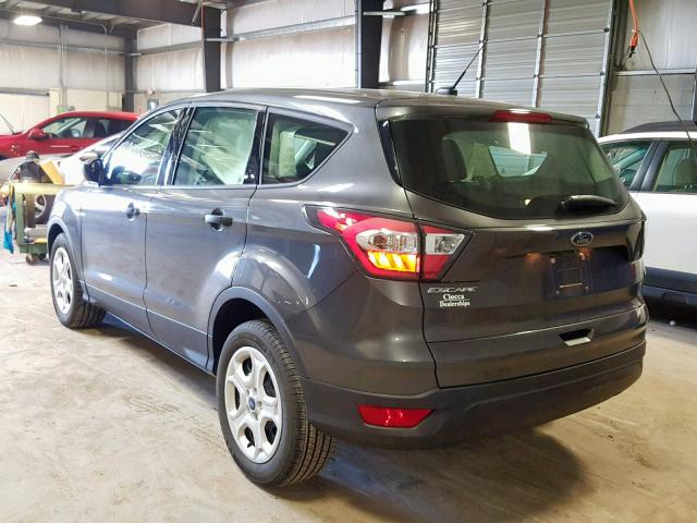 1FMCU0F79HUA35724 - 2017 FORD ESCAPE S GRAY photo 3