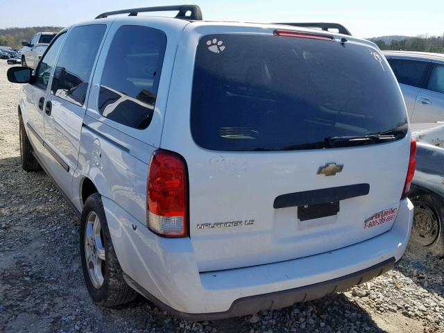 1GNDV231X8D198570 - 2008 CHEVROLET UPLANDER L 白色 照片 3