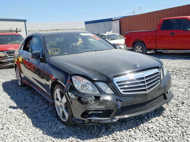 WDDHF5GB1BA334028 - 2011 MERCEDES-BENZ E 350 BLACK photo 1