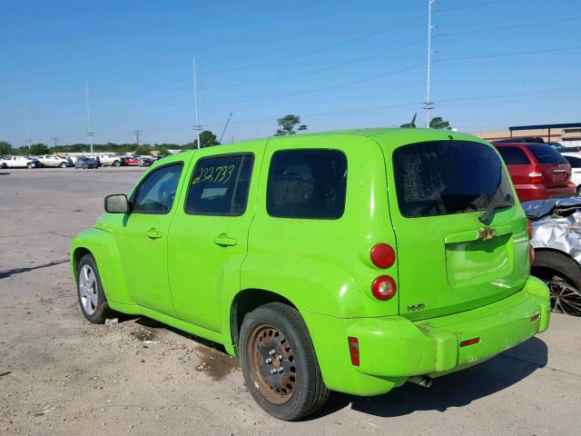3GNDA13D48S544208 - 2008 CHEVROLET HHR LS Verde foto 3