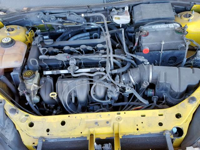 1FAFP37N16W173420 - 2006 FORD FOCUS ZX5 YELLOW photo 7