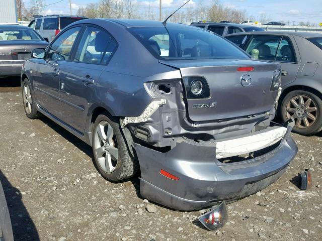 JM1BK323861405098 - 2006 MAZDA 3 S SILVER photo 3