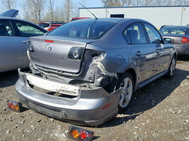 JM1BK323861405098 - 2006 MAZDA 3 S SILVER photo 4