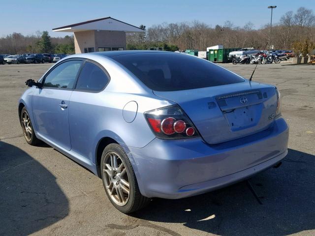JTKDE167780232306 - 2008 TOYOTA SCION TC ლურჯი ფოტო 3
