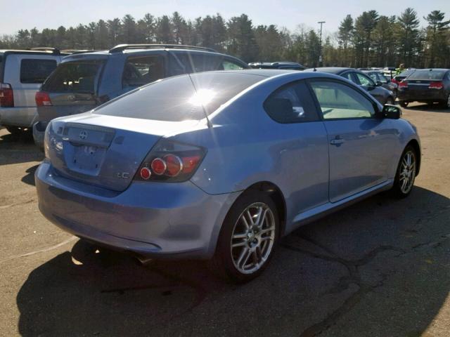 JTKDE167780232306 - 2008 TOYOTA SCION TC ლურჯი ფოტო 4
