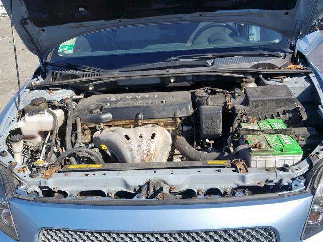 JTKDE167780232306 - 2008 TOYOTA SCION TC ლურჯი ფოტო 7
