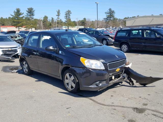 KL1TD6DE0AB118492 - 2010 CHEVROLET AVEO LS BLACK photo 1