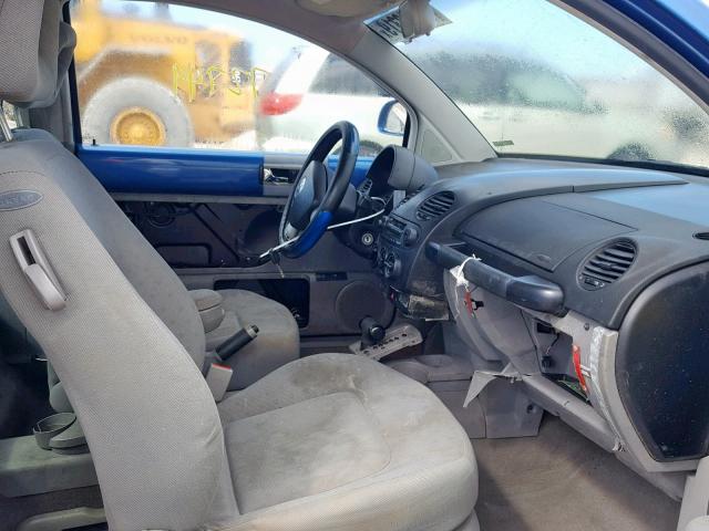 3VWCF21C8YM450811 - 2000 VOLKSWAGEN NEW BEETLE Mavi foto 5