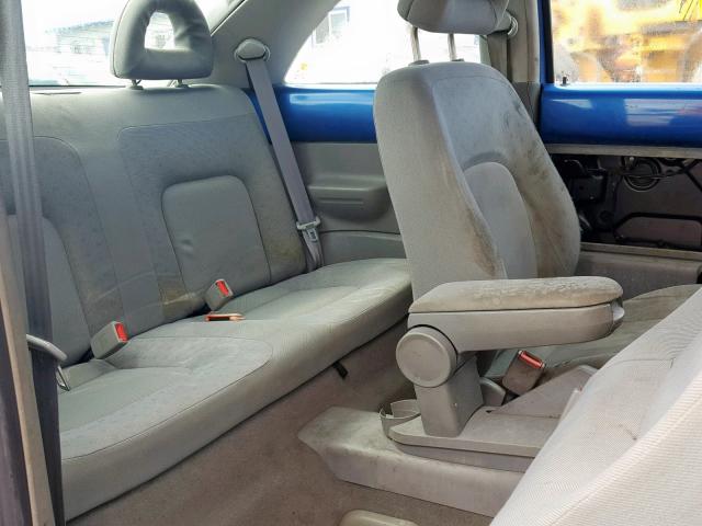 3VWCF21C8YM450811 - 2000 VOLKSWAGEN NEW BEETLE Mavi foto 6