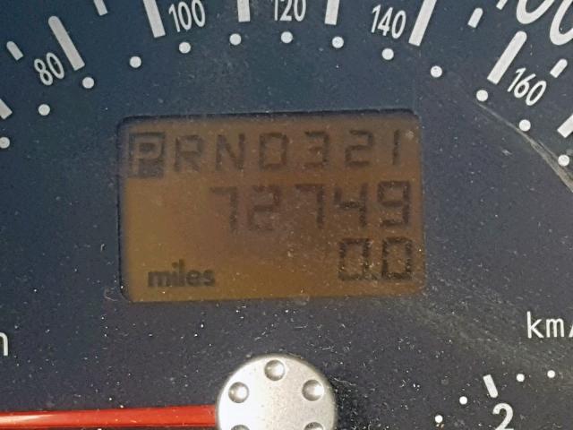 3VWCF21C8YM450811 - 2000 VOLKSWAGEN NEW BEETLE Mavi foto 8